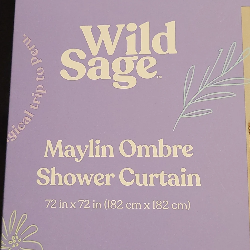 Maylin Ombre Shower Curtain